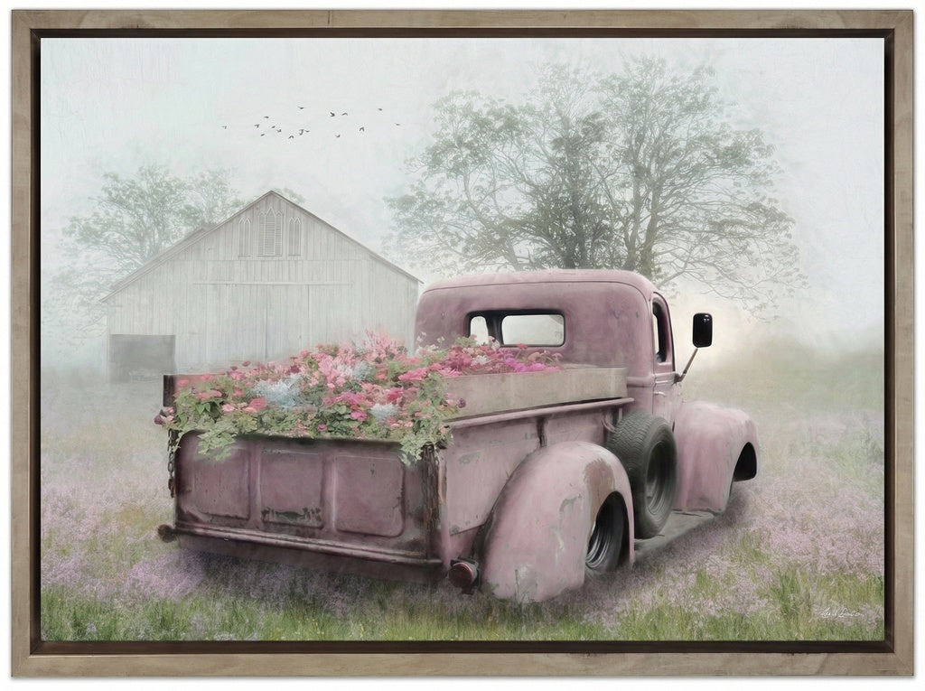 Pink Flower Truck