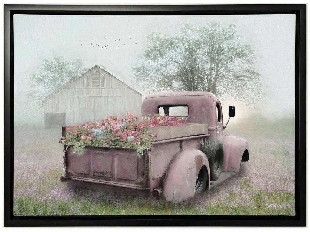 Pink Flower Truck