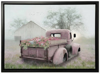 Pink Flower Truck