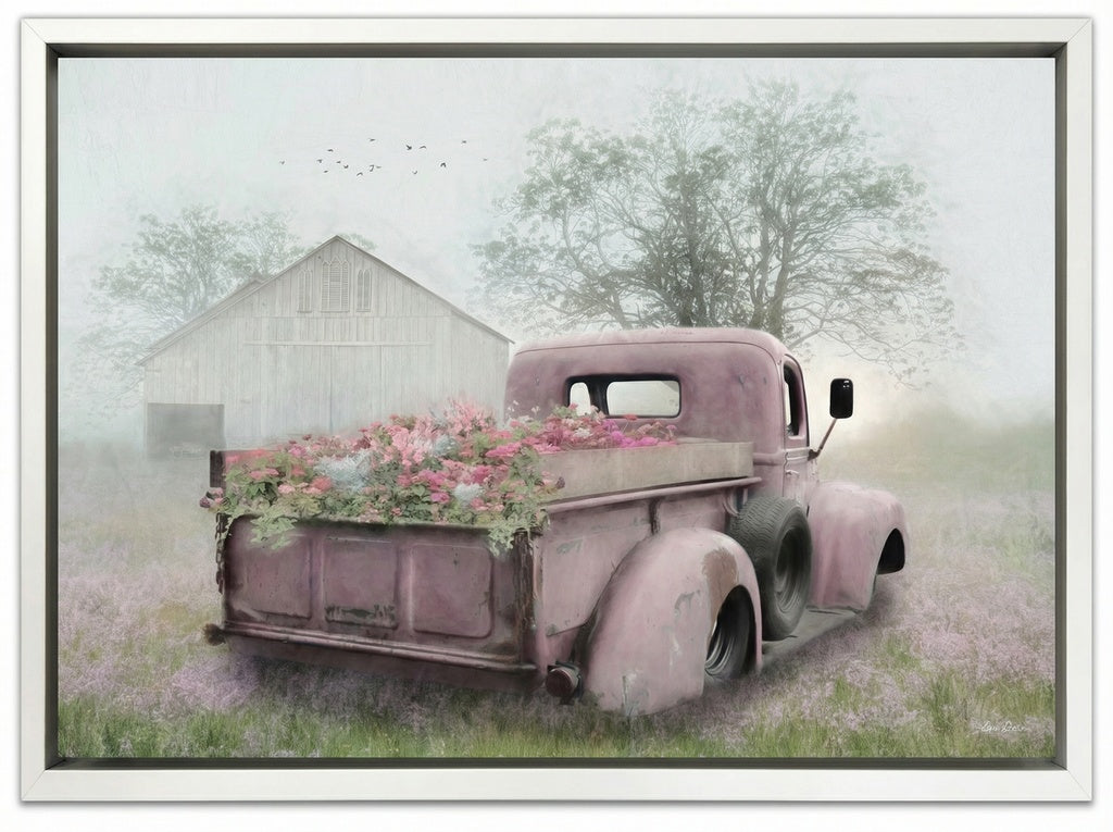 Pink Flower Truck