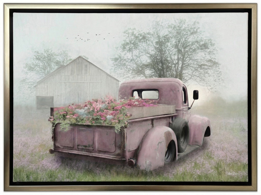 Pink Flower Truck