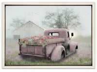 Pink Flower Truck