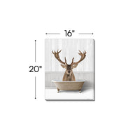 Bath Time Deer