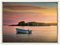 Evening Dory Sun Lit Islands