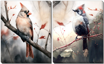 compare product Bird on Branch Set of 2