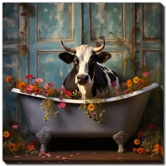 compare product Bathroom Jungle Joy Cow