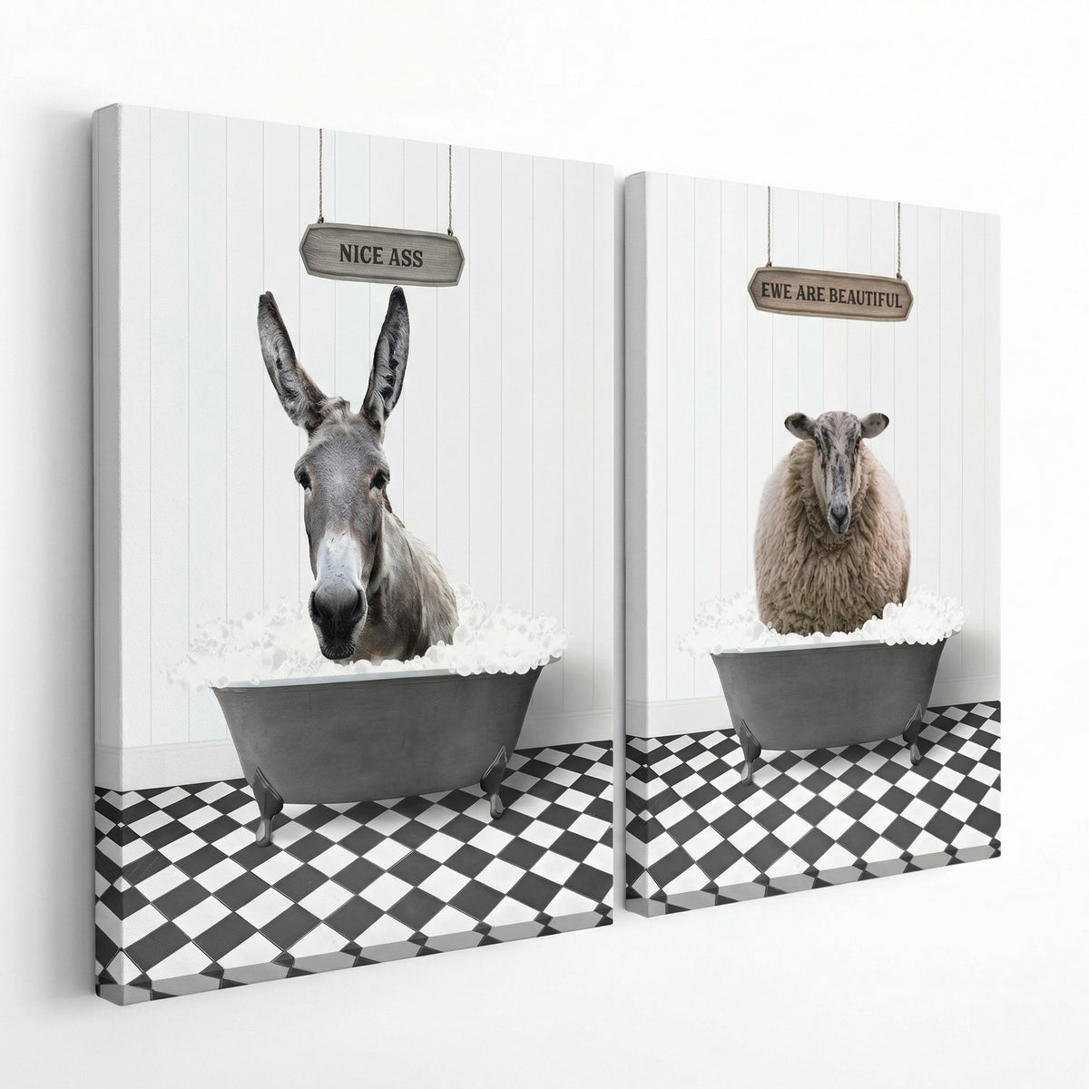 Animal Bath Set of 2