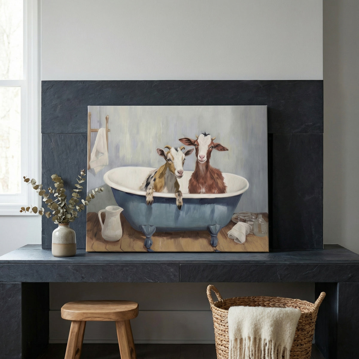 Bathtub Goats I