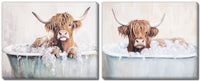 Highland Cow Bath Set of 2