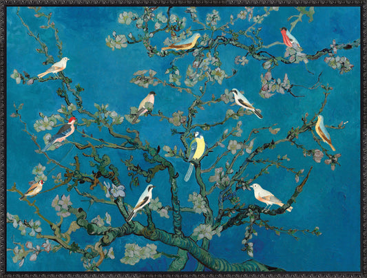 Birds In the Almond Blossom