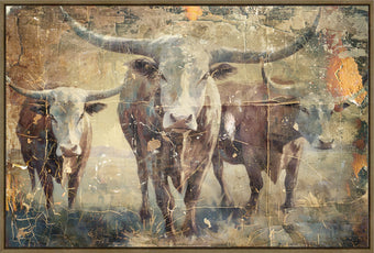compare product Longhorn Vintage Illustration