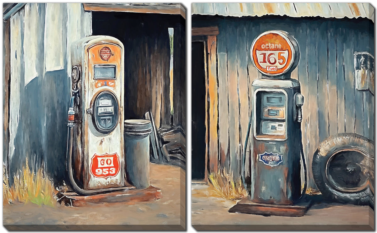 Countryside Fuel Stop Set of 2